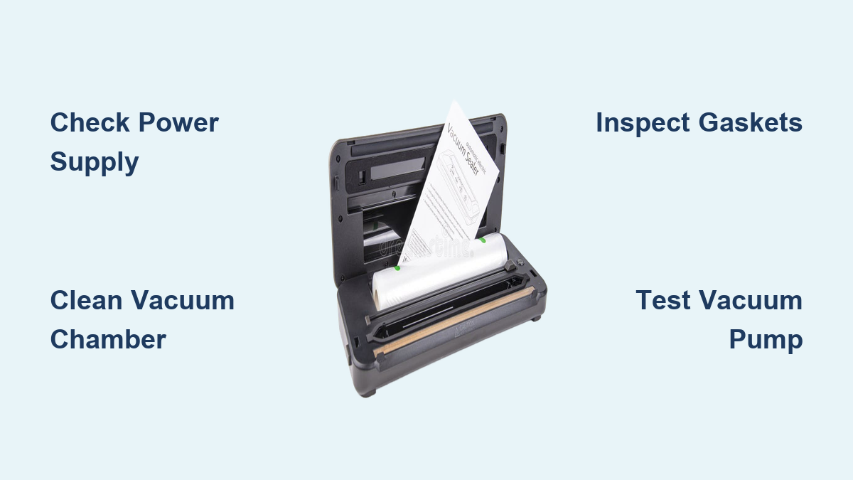 Foodsaver Handheld Vacuum Sealer Not Working