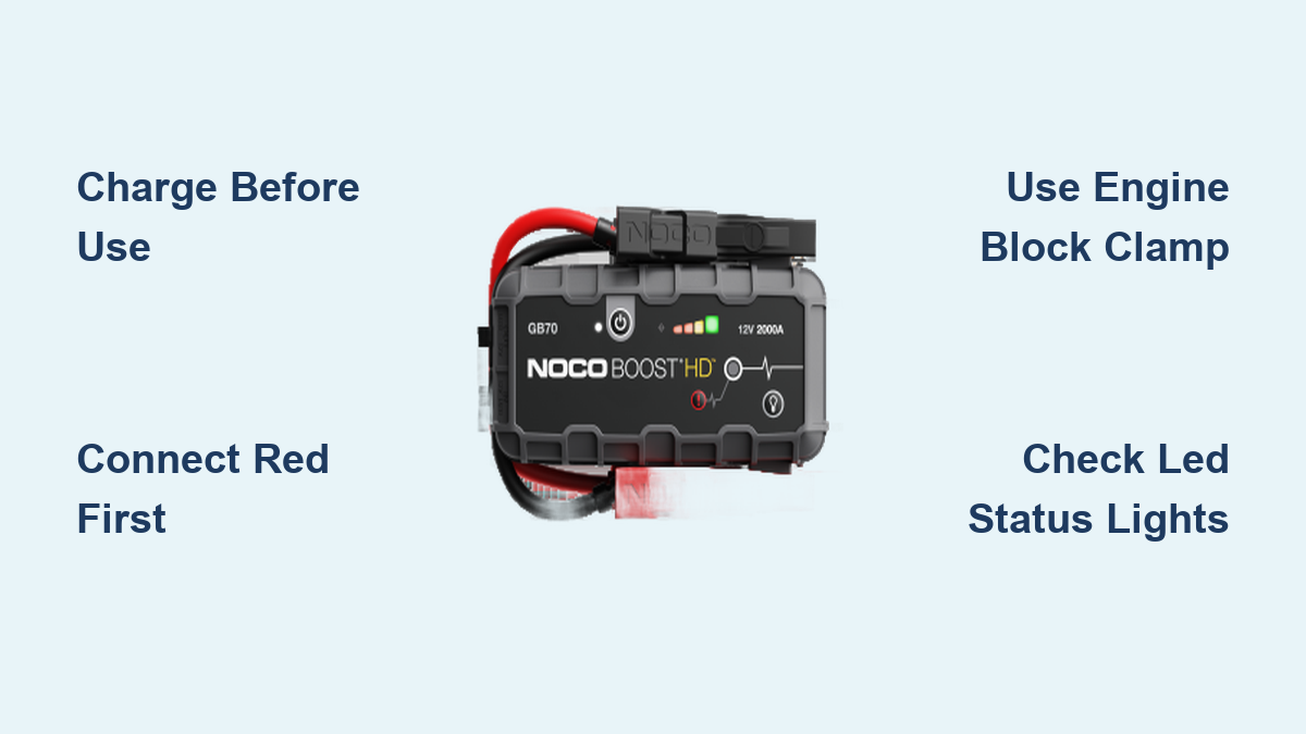 How To Use Noco Booster