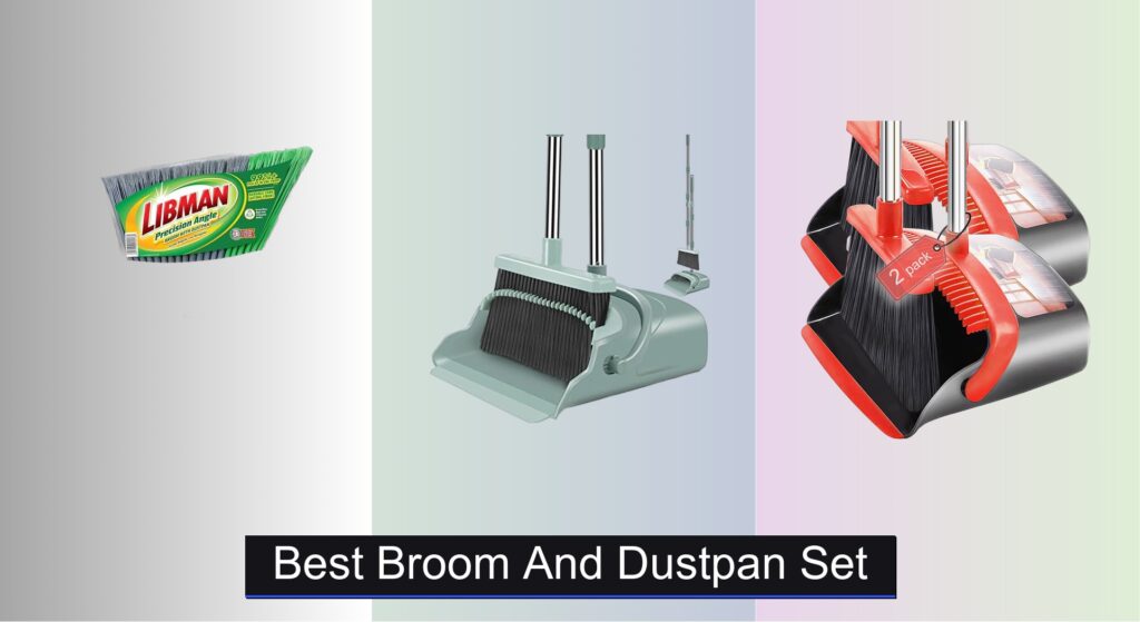 5 Best Broom and Dustpan Sets of 2026